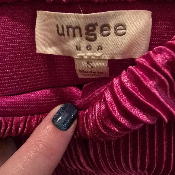Umgee Pink pleated pants - Picture 3 of 6